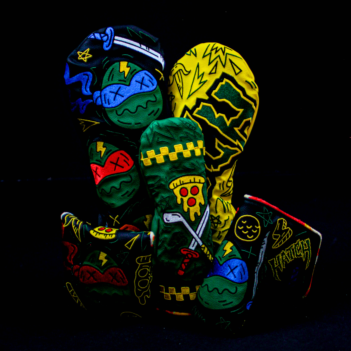 Hatch Golf Co Half Shell Hero Complete Set