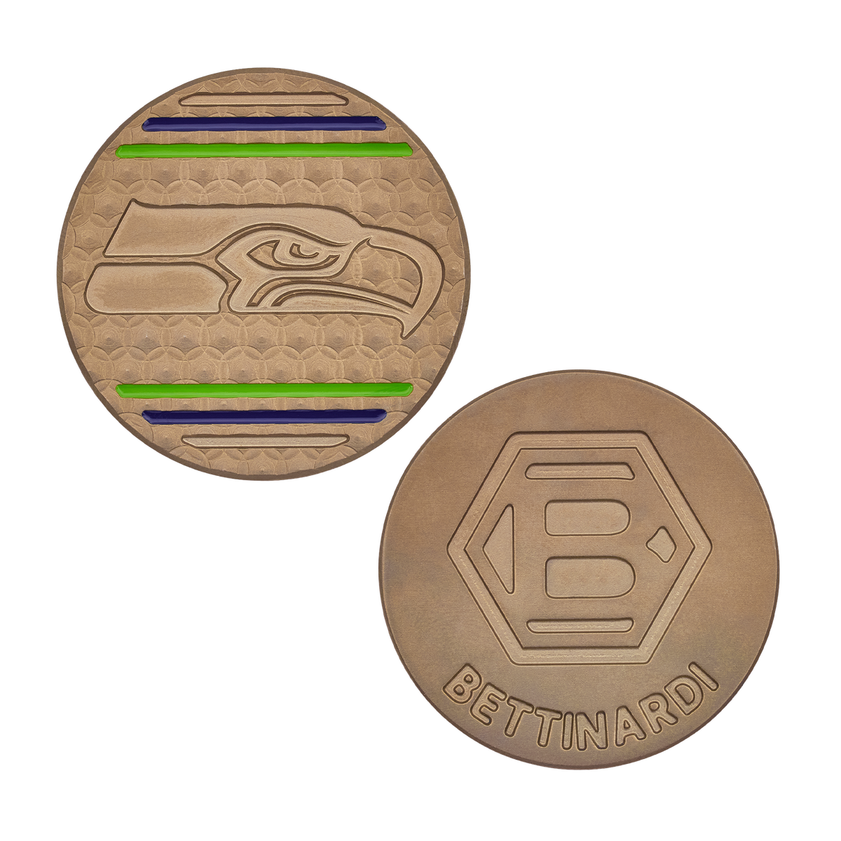 Bettinardi Bettinardi Seattle Seahawks Striped Ball Marker
