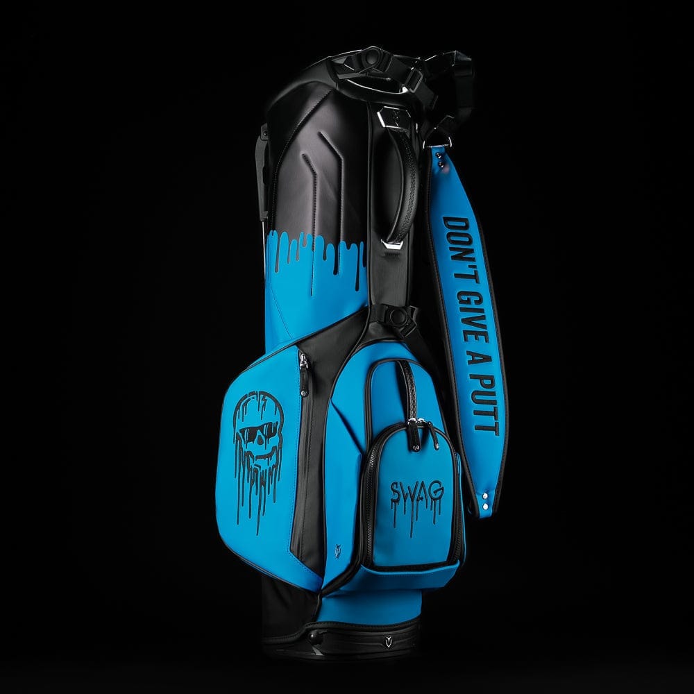 Swag Golf Swag Golf Neon Blue Dripping Vessel Stand Bag