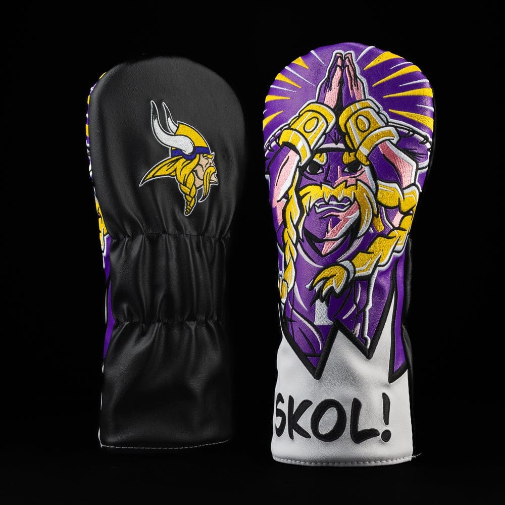 Swag Golf SWAG Golf NFL Minnesota Vikings Skol Driver Cover
