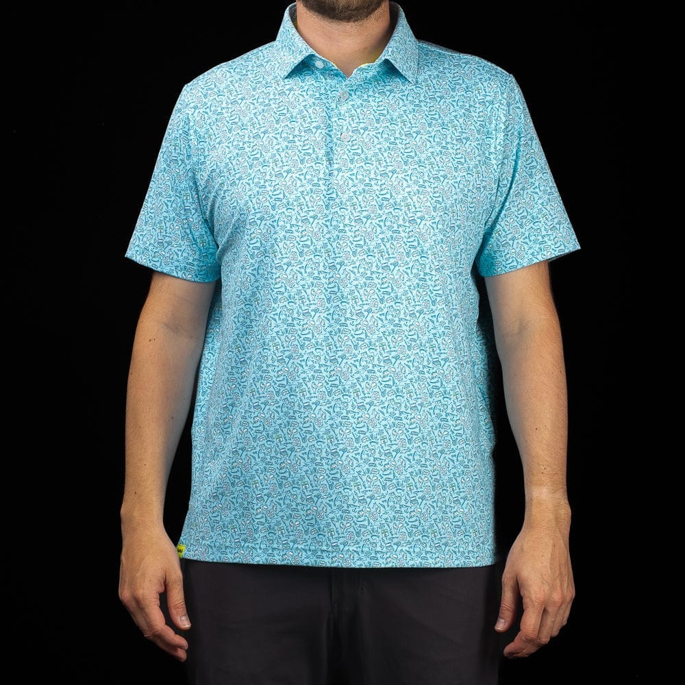 Swag Golf Swag Golf Gone Fishing Classic Polo Shirt