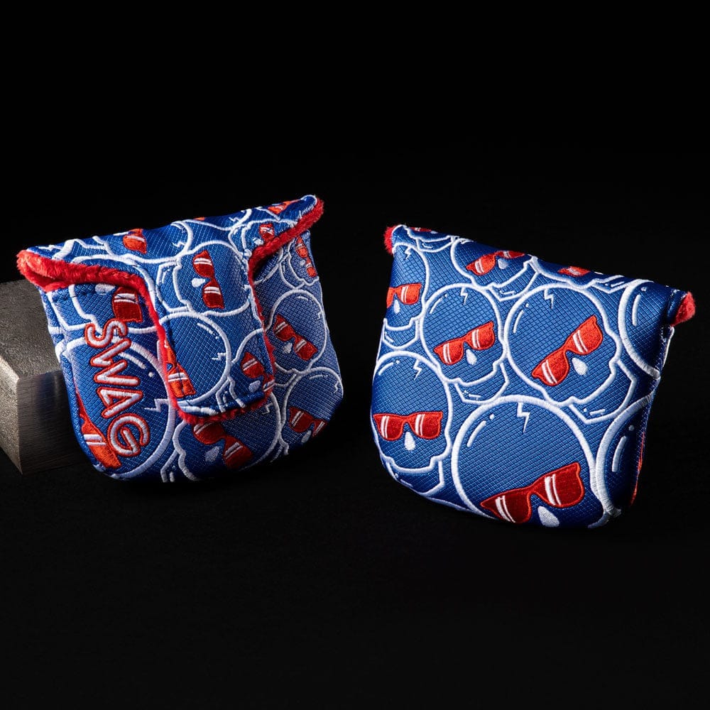 Swag Golf Swag Golf Patriotic Concentric Skulls Mallet Cover