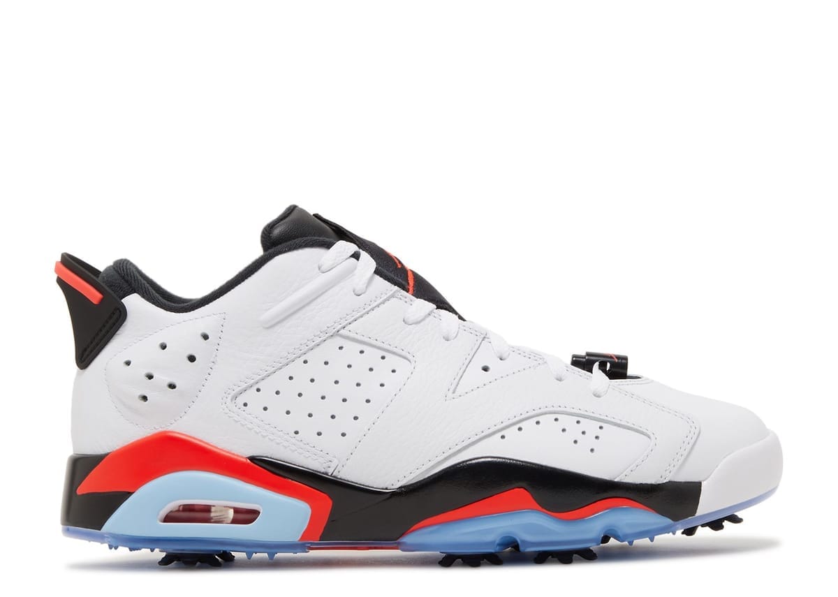 Jordan Golf 6 Retro Low Golf 'White Infrared'