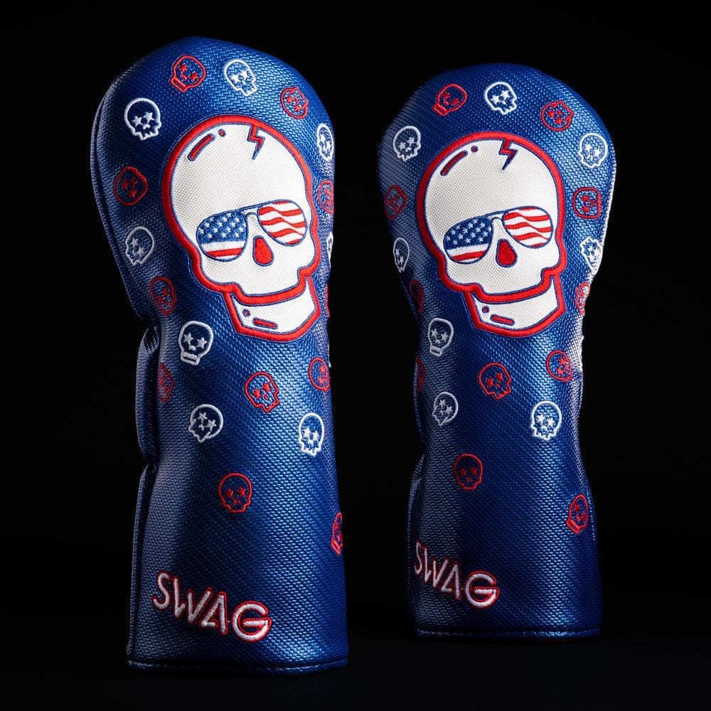 Swag Golf Swag Golf USA Skull Driver Cover